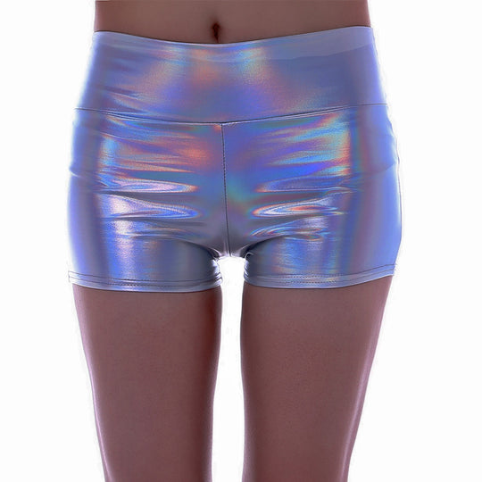 Solid Color Nightclub Stage Performance Wear Women Clothing Shorts Pants