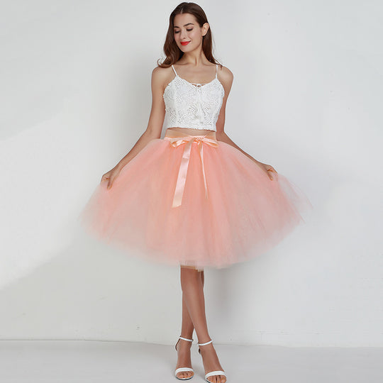 7 Layers Tulle Skirt Formal Dress Skirt Ballet Gauze Skirt Tutu Tulle Skirt Exclusive for
