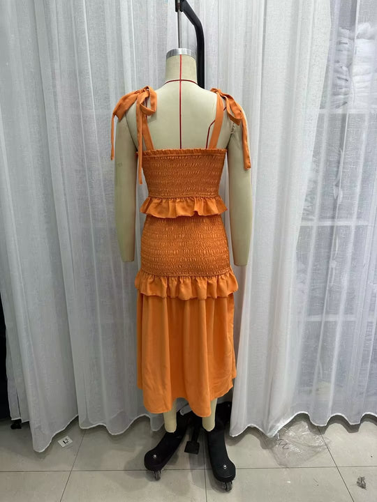 Summer Cami Dress Shoulder Baring Dress Sweet