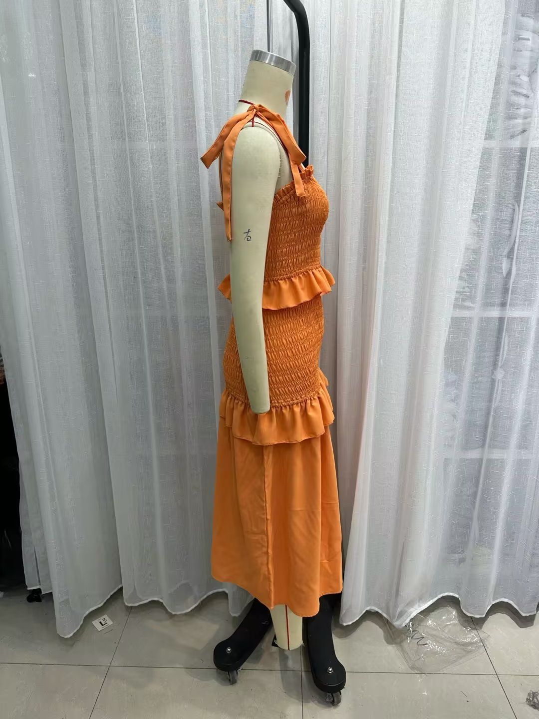 Summer Cami Dress Shoulder Baring Dress Sweet