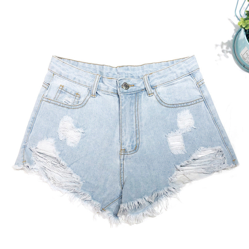 Shorts Women Sexy Ripped Frayed Shorts Pants