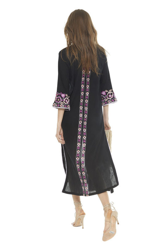 Women Bohemian Embroidery Dress