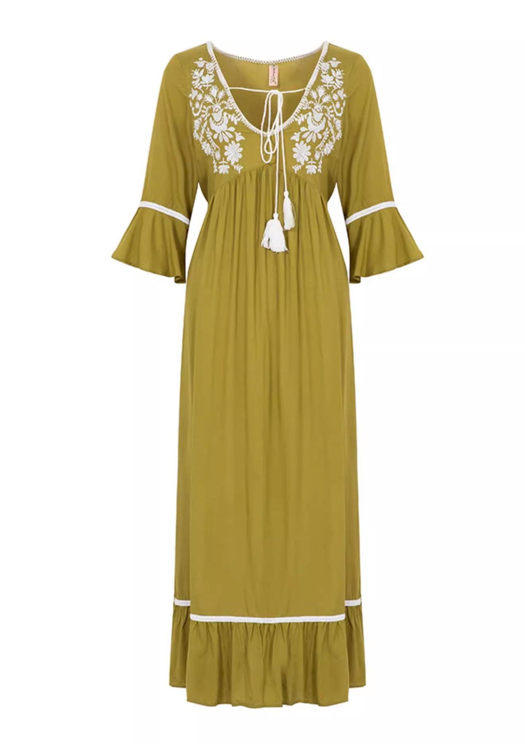 Women Bohemian Dress With Lining