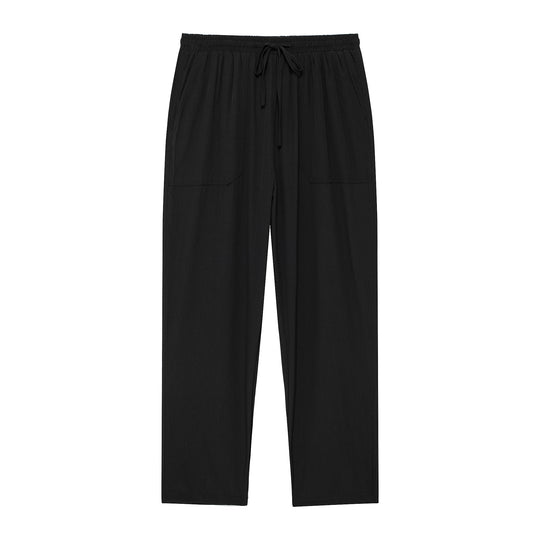 Women Clothing Vertical Ankle Pants Straight Leg Pants