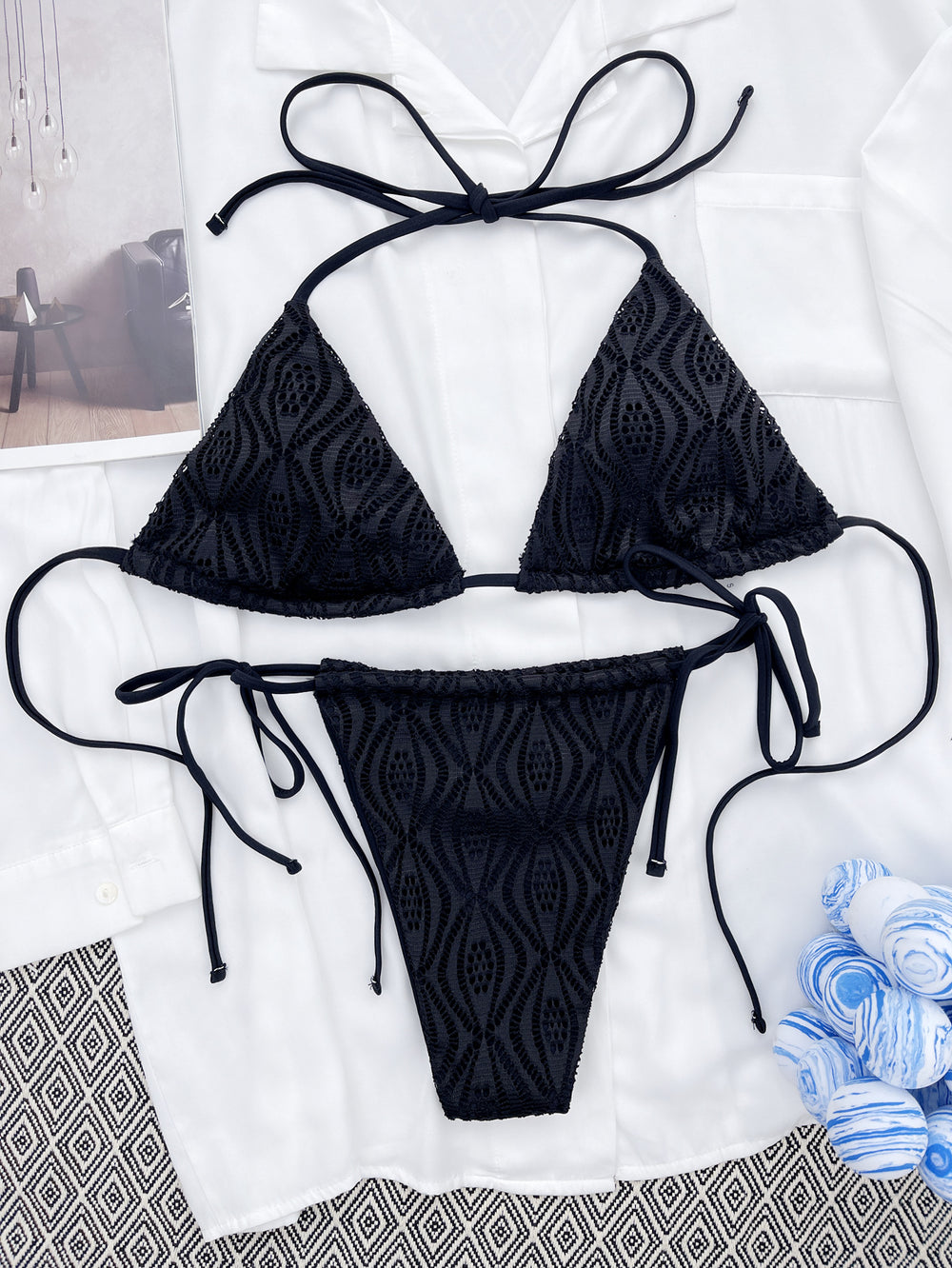 Sexy Lace Bikini Swimwear Beach Swimsuit