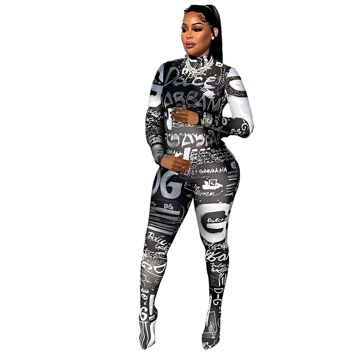 Women Sexy Printed Jumpsuit