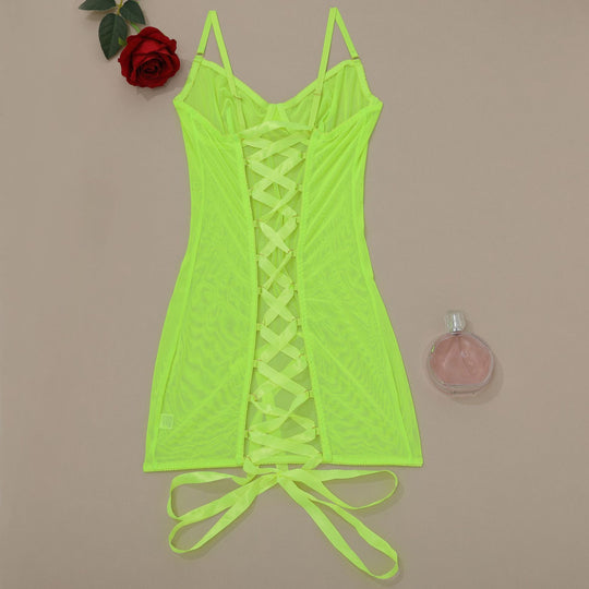 Push up Chest Support Mesh Camisole See through Backless Seduction Sexy Color Sexy Lingerie Ladies Body Shaping Corsets