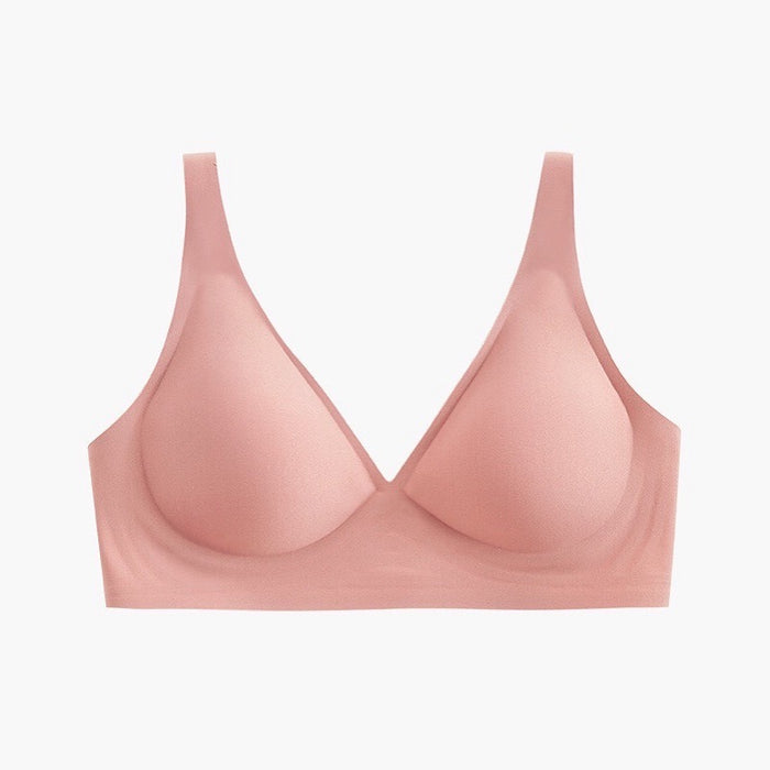bralette Seamless Nude Feel Underwear 3D Wireless Soft Support Thin Small Breast Push up Comfort Jelly Bra Bra