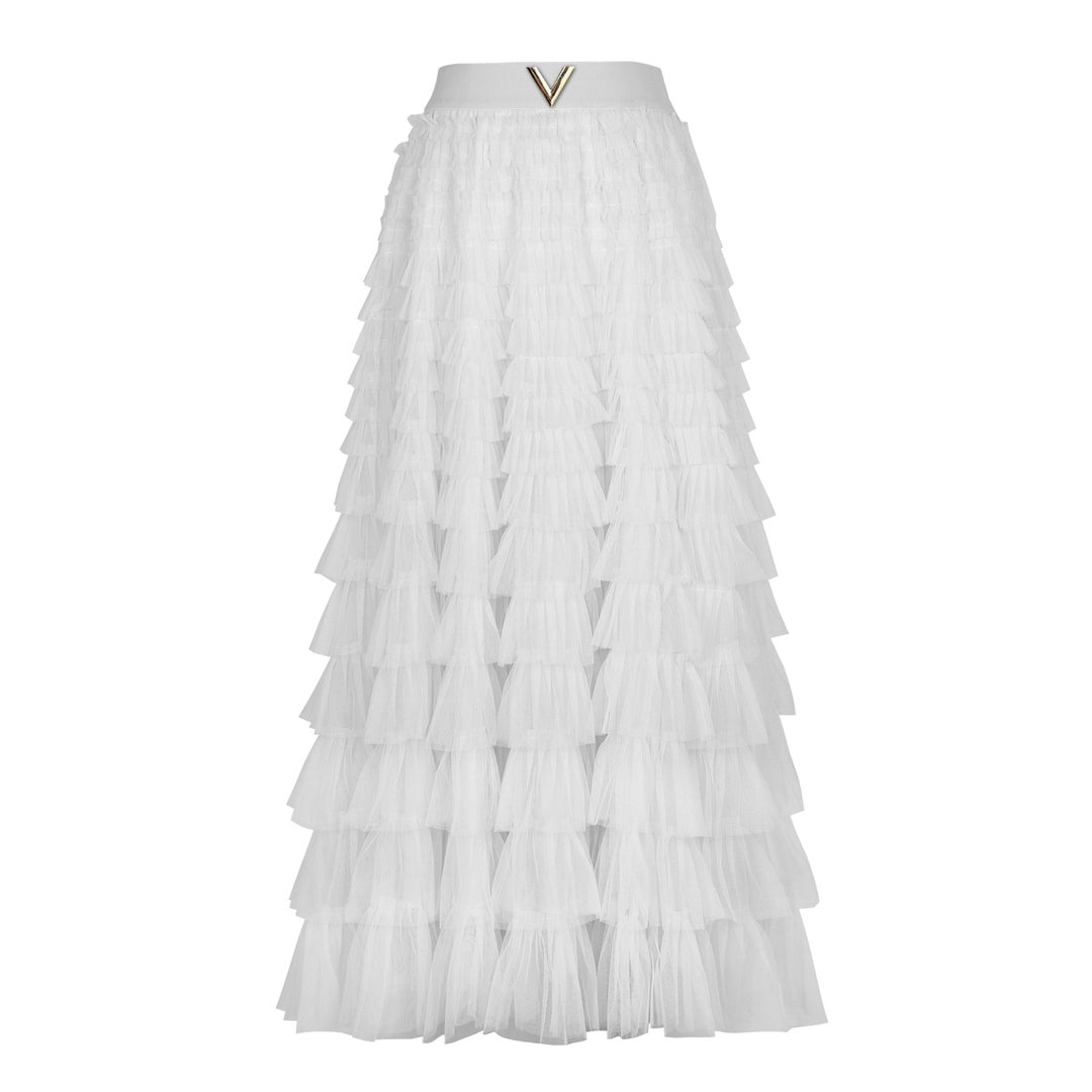 Goods Summer Simple Maxi Dress Elegant High Quality Internet Celebrity Tiered Dress A line Skirt