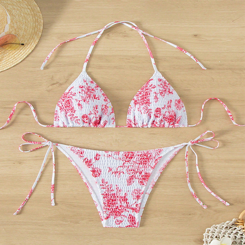 Swimsuit Sexy Bikini Floral Swimsuit Women High Grade Beach Bikini