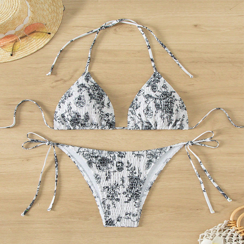 Swimsuit Sexy Bikini Floral Swimsuit Women High Grade Beach Bikini