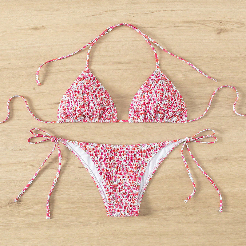 Swimsuit Sexy Bikini Floral Swimsuit Women High Grade Beach Bikini