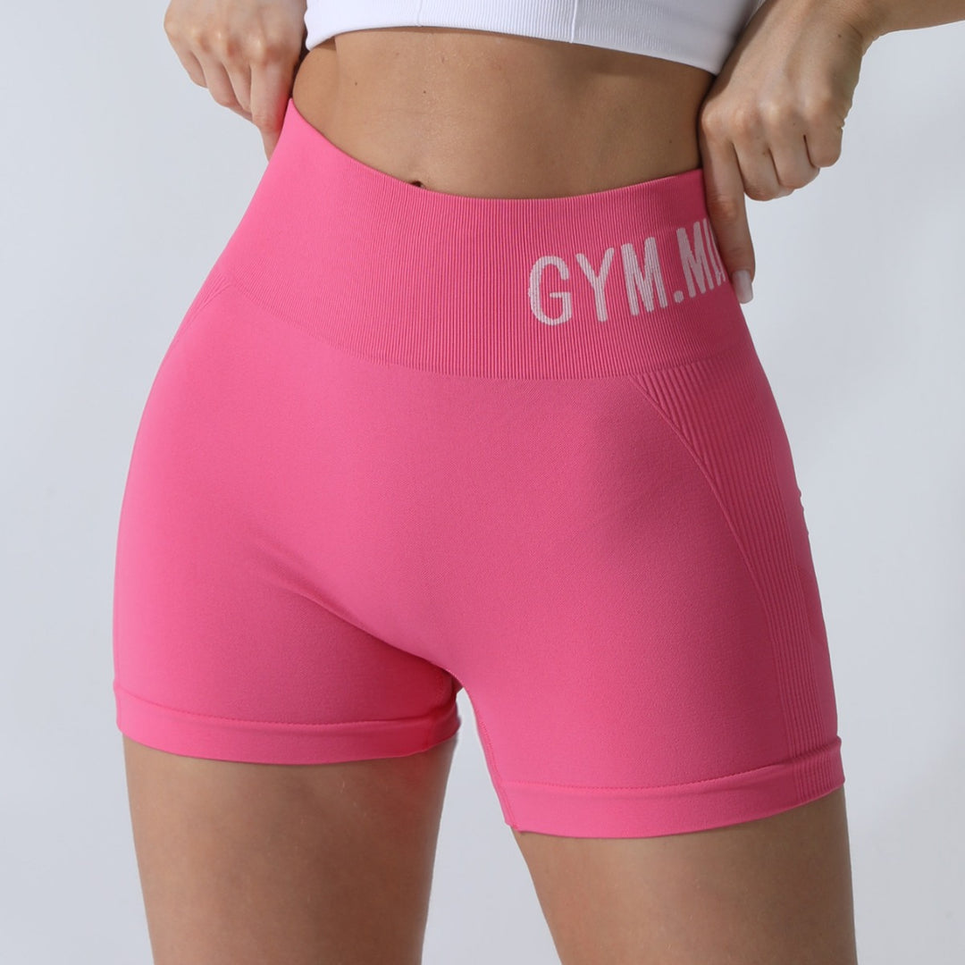 Running Nude Feel Quick Drying Fitness Pants Tight Sports Pants High Waist Hip Lift Yoga Shorts Women Summer Shorts