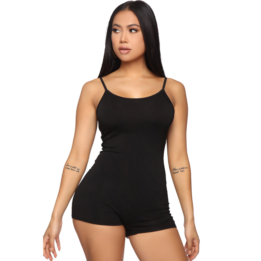 Summer Women Clothing Tight Sports Casual Sling  for Women Romper