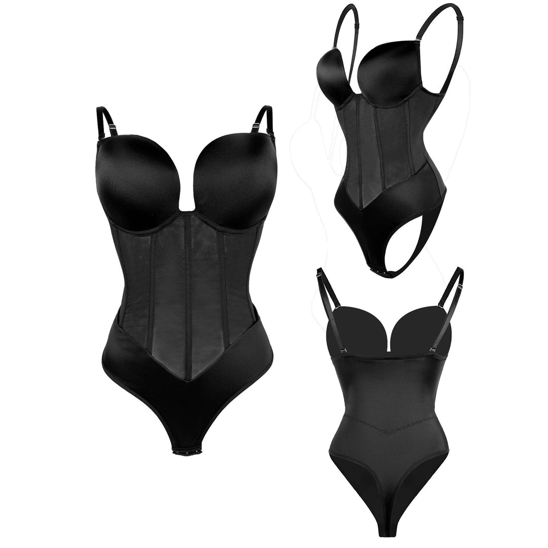 Strap Siamese Body Shaping Top Belly Contracting Corset Backless Body Shape Bodybuilding Bra Tights Shaper