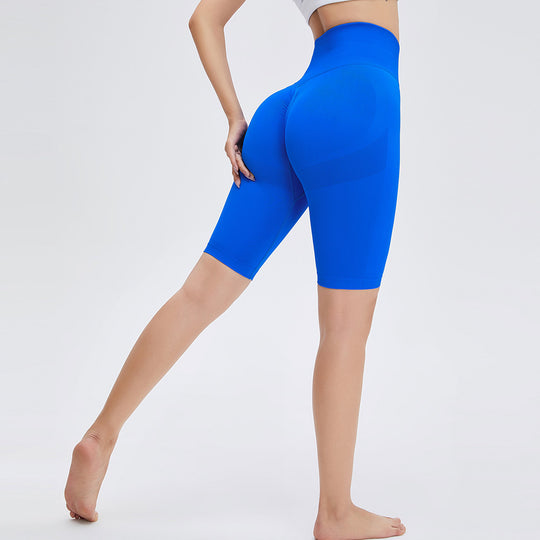Seamless Yoga Pants Women High Waist Hip Lift Fitness Shorts Sports Quick Drying Nude Feel Yoga Shorts