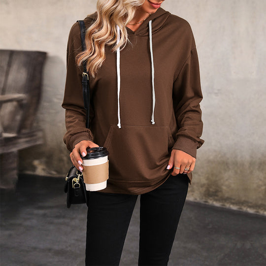 Women Wear Solid Color Long Sleeved Sweater Women Autumn