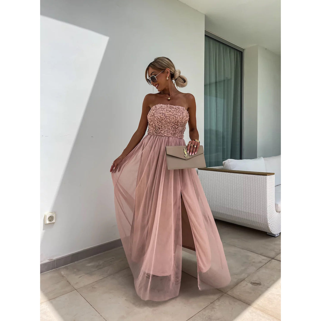 Casual Fashionable with Side Slit Dress Party Loose Vacation Women Clothing Dress