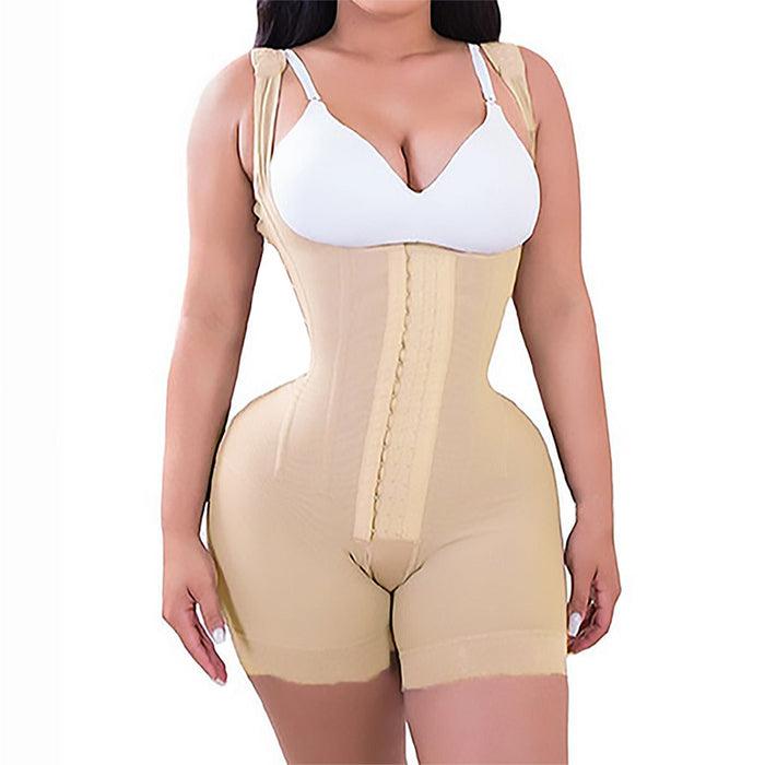 Shaping Slimming Clothes Row Buckle Corset One Piece Waist Girdling Belly Contraction Open Women Jumpsuit Women