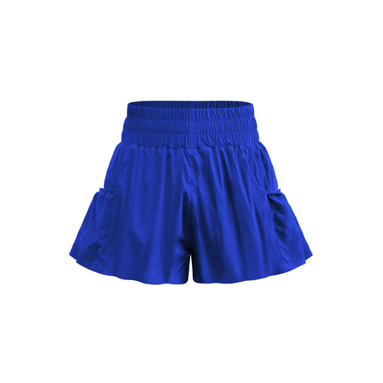 Summer New Nylon Outdoor Sports Pleated Shorts Home Office Casual Women Pants