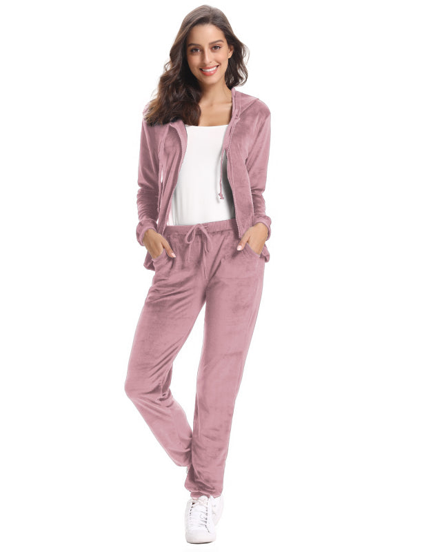 Casual/ Comfortable And Stylishwomen&#39;S Velvet Suit