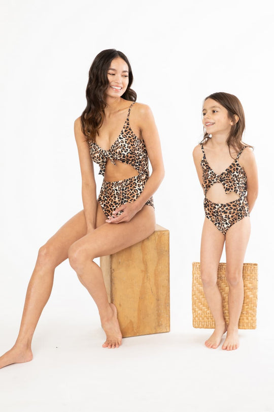Marina West Swim Lost At Sea Mommy & Me Cutout One-Piece Swimsuit