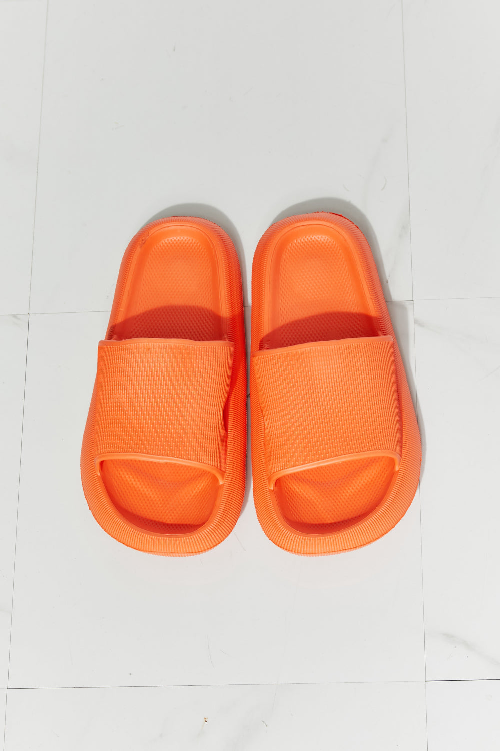 MMShoes Arms Around Me Open Toe Slide in Orange - BEAUTY COSMOTICS SHOP