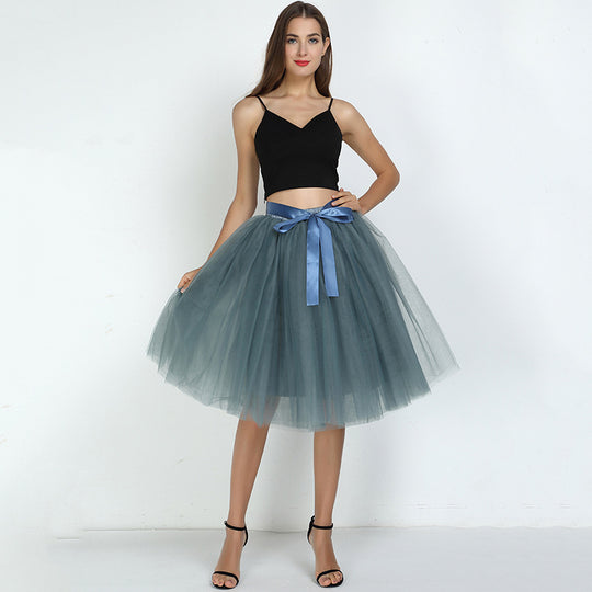 7 Layers Tulle Skirt Formal Dress Skirt Ballet Gauze Skirt Tutu Tulle Skirt Exclusive for