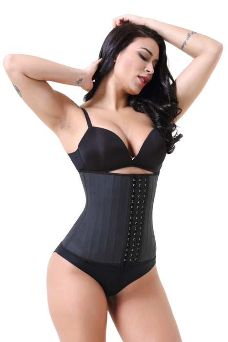 Rubber Corset Glossy Latex Waist Shaping Clothes Women Belly Contracting Belly Band Latex