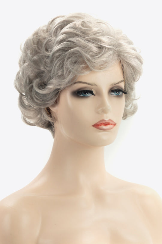 Synthetic Curly Short Wigs 4''