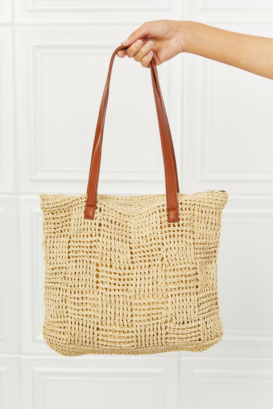 Fame Picnic Date Straw Tote Bag - BEAUTY COSMOTICS SHOP