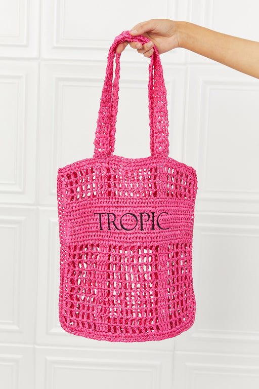 Fame Tropic Babe Staw Tote Bag - BEAUTY COSMOTICS SHOP