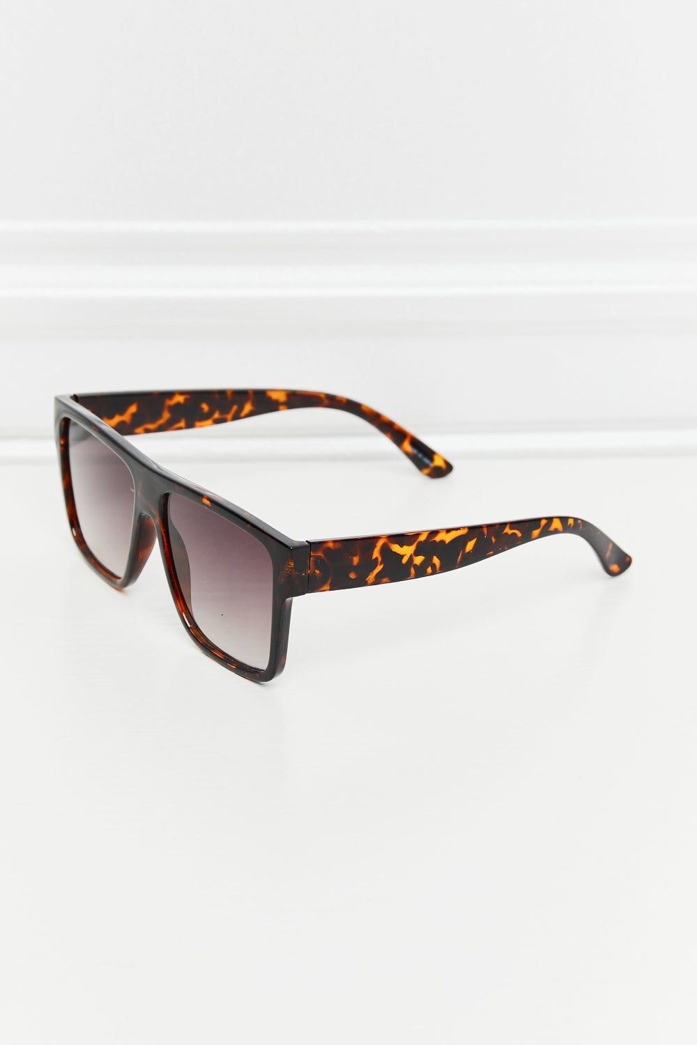 Tortoiseshell Square Full Rim Sunglasses - BEAUTY COSMOTICS SHOP