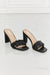 MMShoes Top of the World Braided Block Heel Sandals in Black - BEAUTY COSMOTICS SHOP