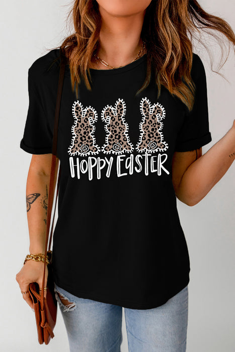 HOPPY EASTER Graphic Tee Shirt