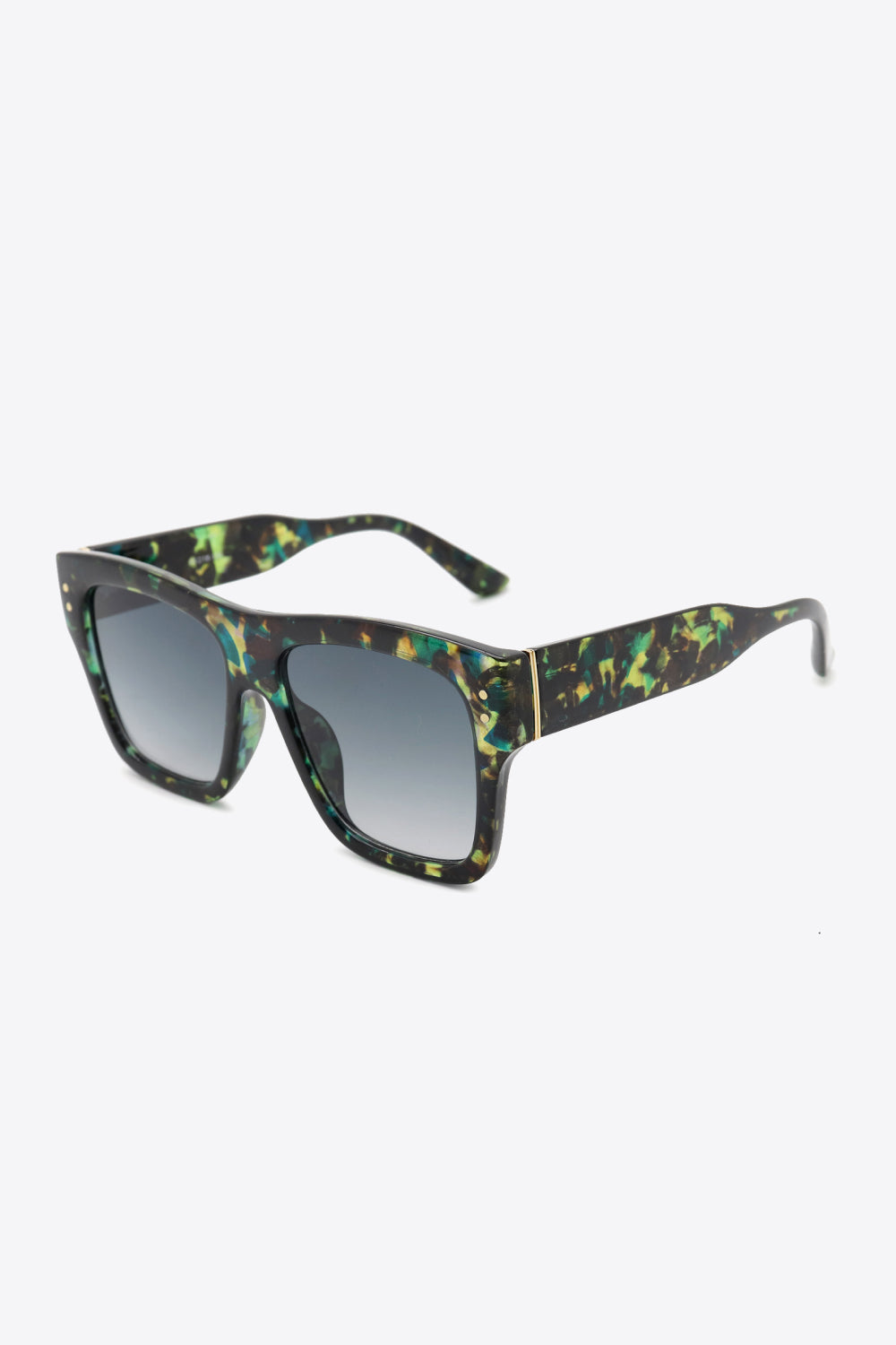 UV400 Patterned Polycarbonate Square Sunglasses - BEAUTY COSMOTICS SHOP