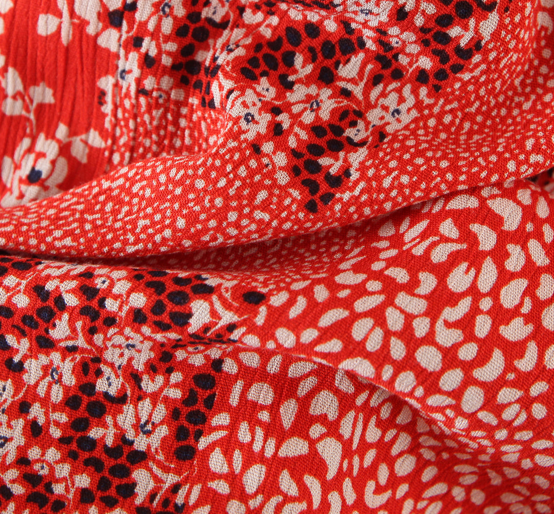 Sundress Spring Summer Women Spaghetti-Strap Floral Print Dress Women Clothing Patchwork Matching