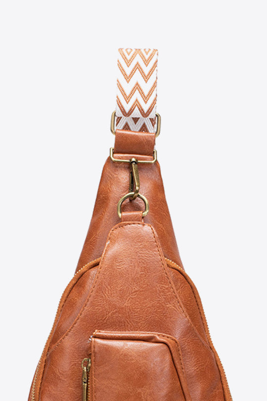All The Feels PU Leather Sling Bag - BEAUTY COSMOTICS SHOP
