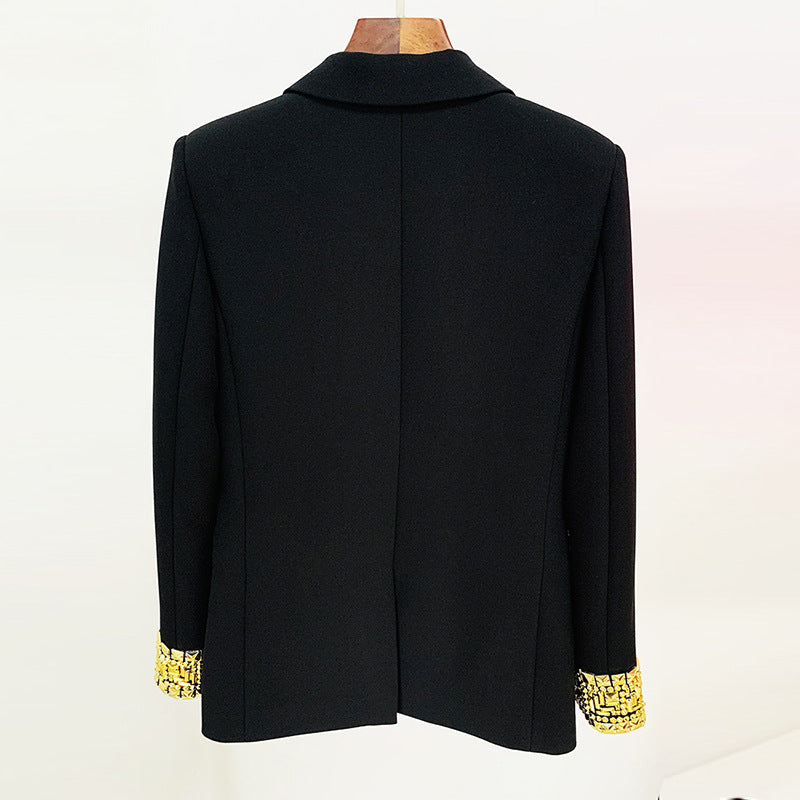 Goods Stars Cuff Heavy Industry Beads One Button Mid-Length Blazer