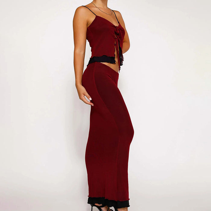 Arrival Strap Tube Top Two Piece Women Sexy Backless Skirt Set