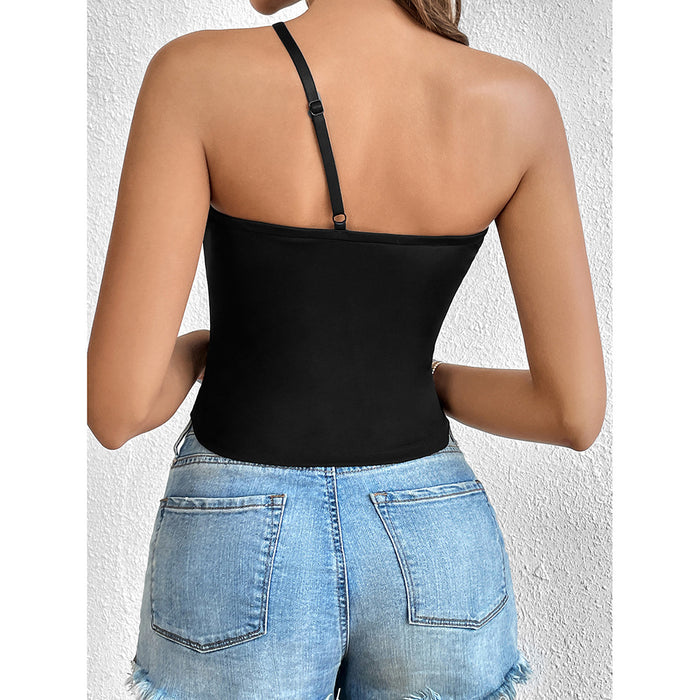 Bowknot Inner Tube Top Outer Wear Sexy Sexy Vest