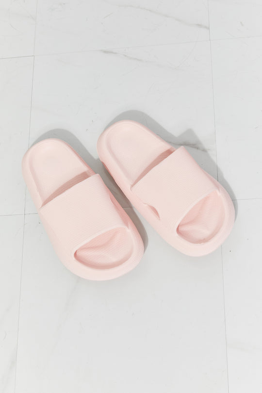 MMShoes Arms Around Me Open Toe Slide in Pink - BEAUTY COSMOTICS SHOP