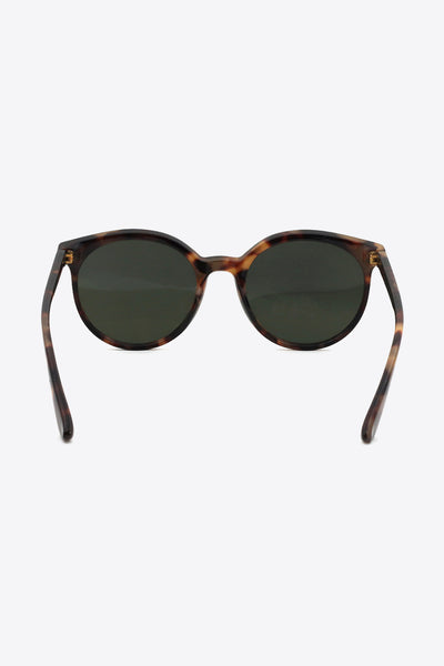 Tortoiseshell Round Polycarbonate Sunglasses - BEAUTY COSMOTICS SHOP