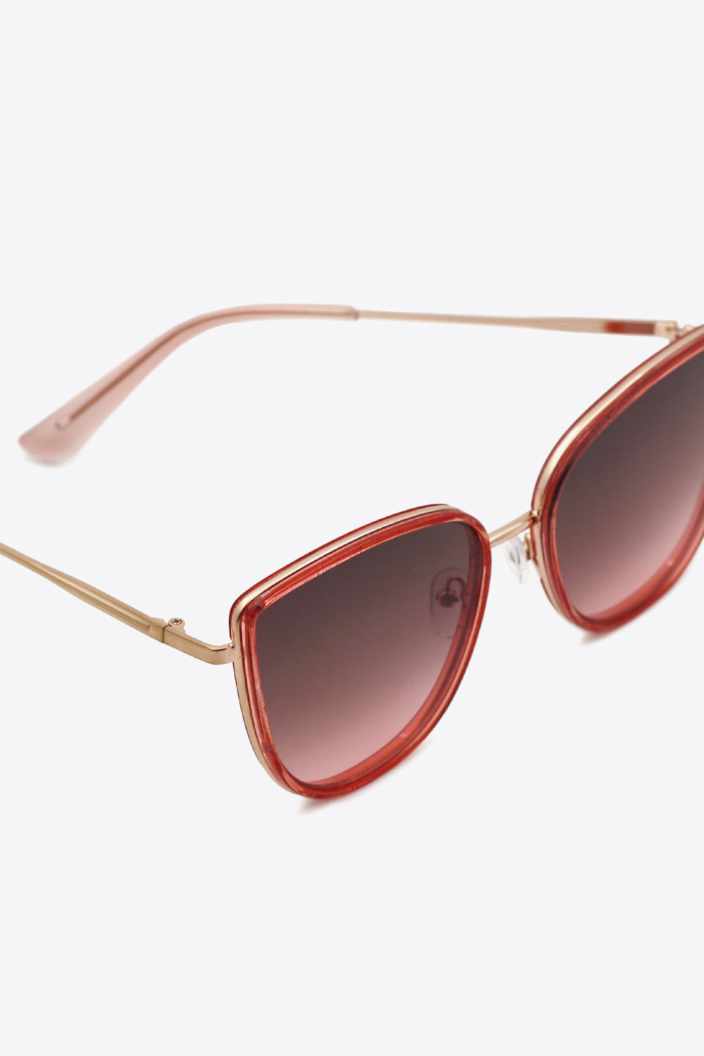 Full Rim Metal-Plastic Hybrid Frame Sunglasses - BEAUTY COSMOTICS SHOP