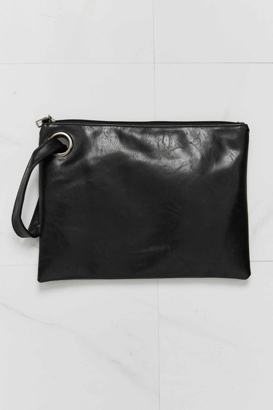 Looking At You PU Leather Wristlet - BEAUTY COSMOTICS SHOP
