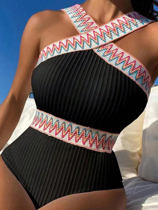 New Sleeveless Slimming Conservative One-piece Bikini