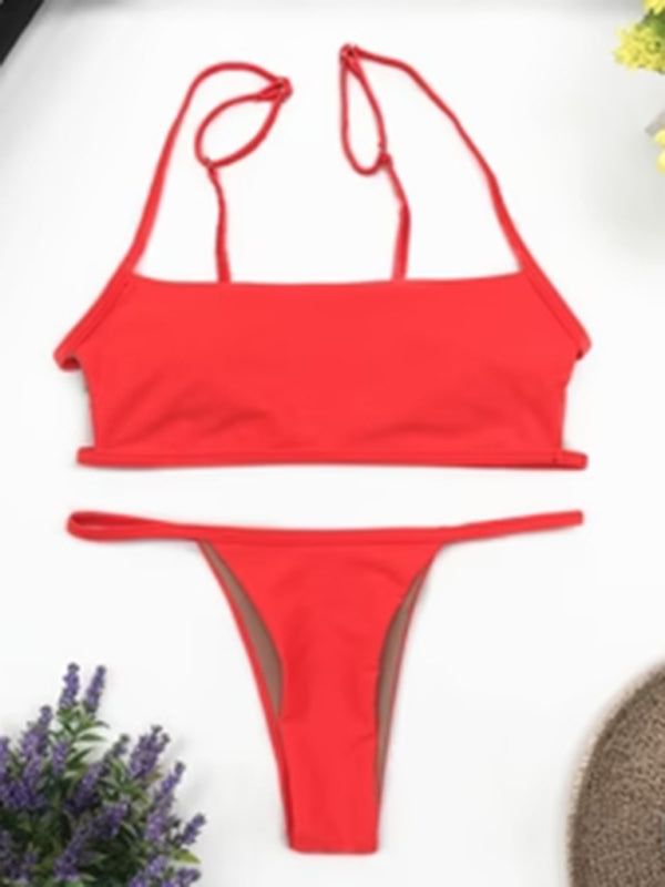 New women's backless sexy swimsuit thong women's swimsuit